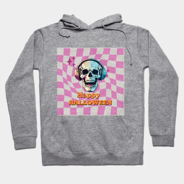 Groovy skull Hoodie by Olivka Maestro